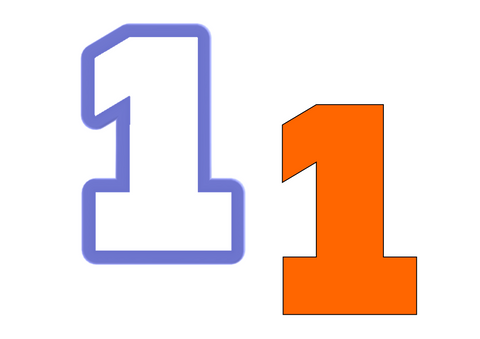 Number 1 Cookie Cutter