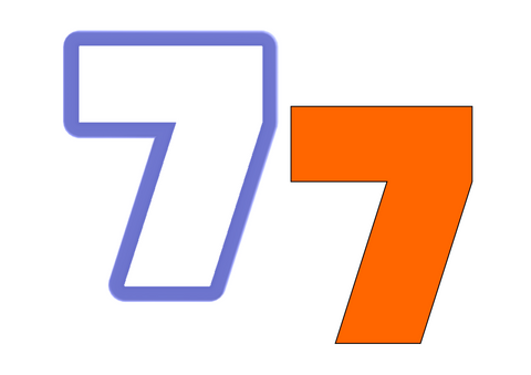 Number 7 Cookie Cutter