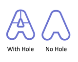 Chubby Uppercase A Cookie Cutter