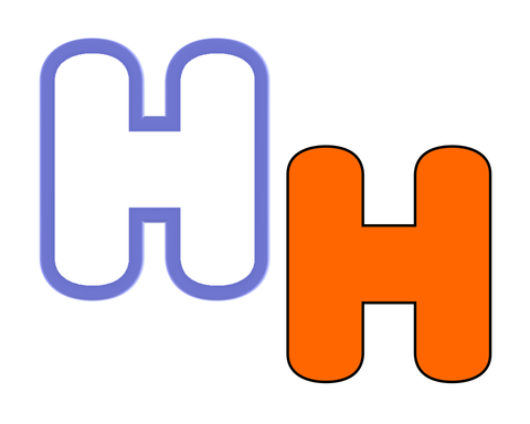 Chubby Uppercase H Cookie Cutter