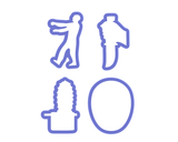 Horror Movie Cookie Cutter Set