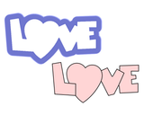 LOVE Cookie Cutter
