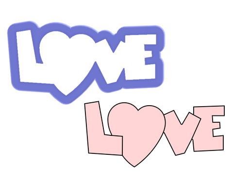 LOVE Cookie Cutter