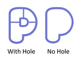 Chubby Uppercase P Cookie Cutter