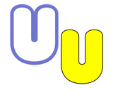 Chubby Uppercase U Cookie Cutter