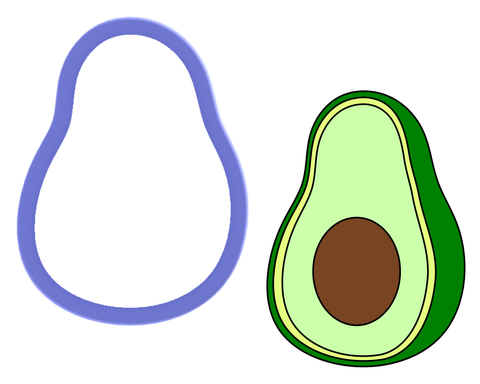 Avocado Cookie Cutter