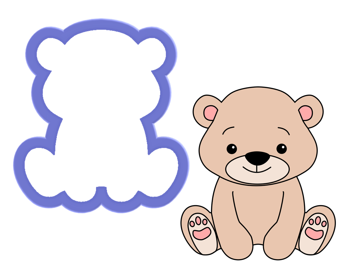cartoon baby teddy bear