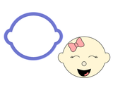 Baby Head Cookie Cutter