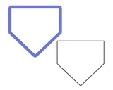 Baseball Base Cookie Cutter