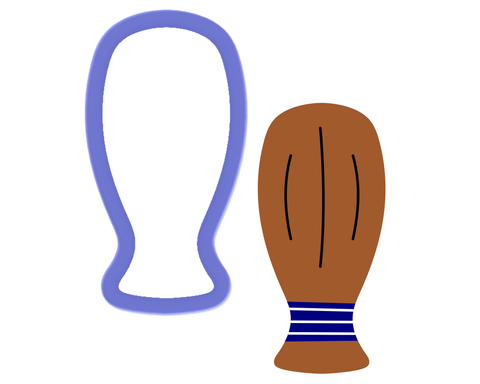 Baseball Bat Cookie Cutter