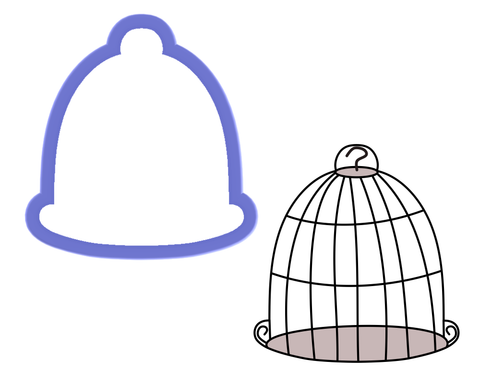 Bird Cage Cookie Cutter