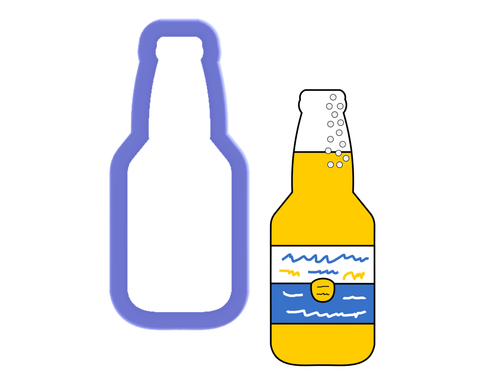 Bottle - Glass, Soda, Beer - Cookie Cutter