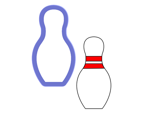 Bowling Pin Cookie Cutter