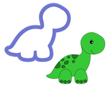 Brontosaurus Cookie Cutter