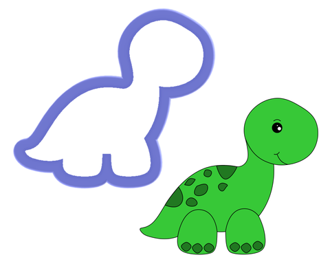 Brontosaurus Cookie Cutter