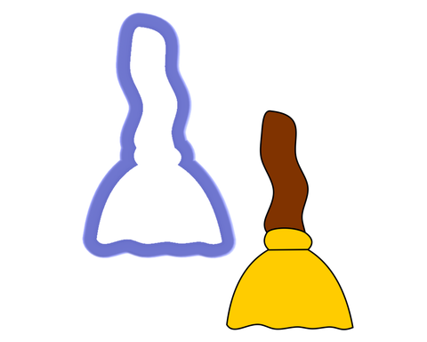 Broom Cookie Cutter