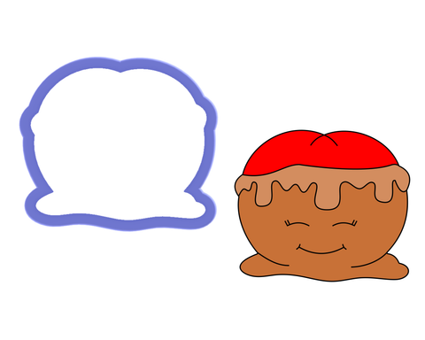 Caramel Apple - Candy Apple - Cookie Cutter