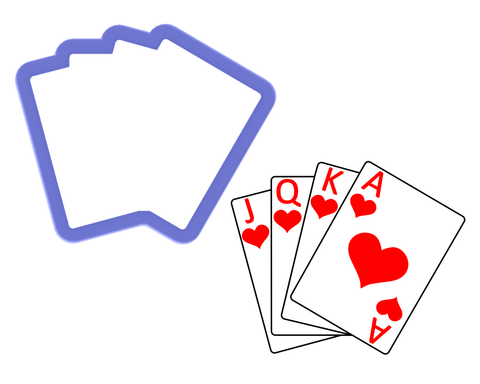 Playing Cards Cookie Cutter