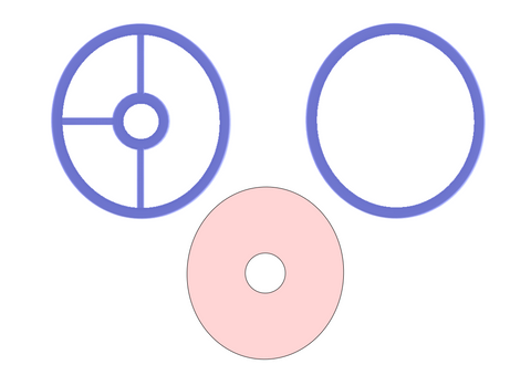 Chubby Number 0 Cookie Cutter