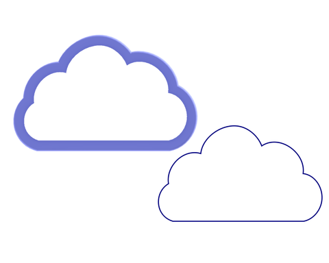 Cloud #2 Cookie Cutter