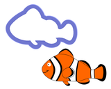 Clown Fish Cookie Cutter