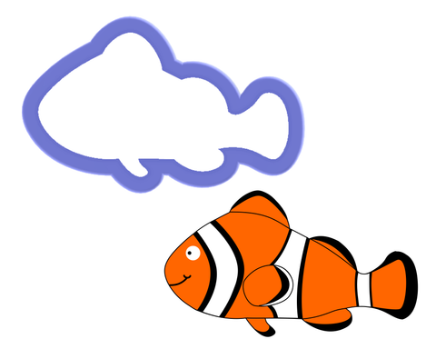 Clown Fish Cookie Cutter
