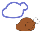 Cooked Turkey Cookie Cutter