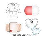 Lab Coat - Graduation Gown Cookie Cutter