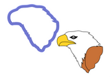 Eagle Head Cookie Cutter