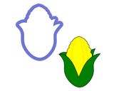 Ear of Corn Cookie Cutter