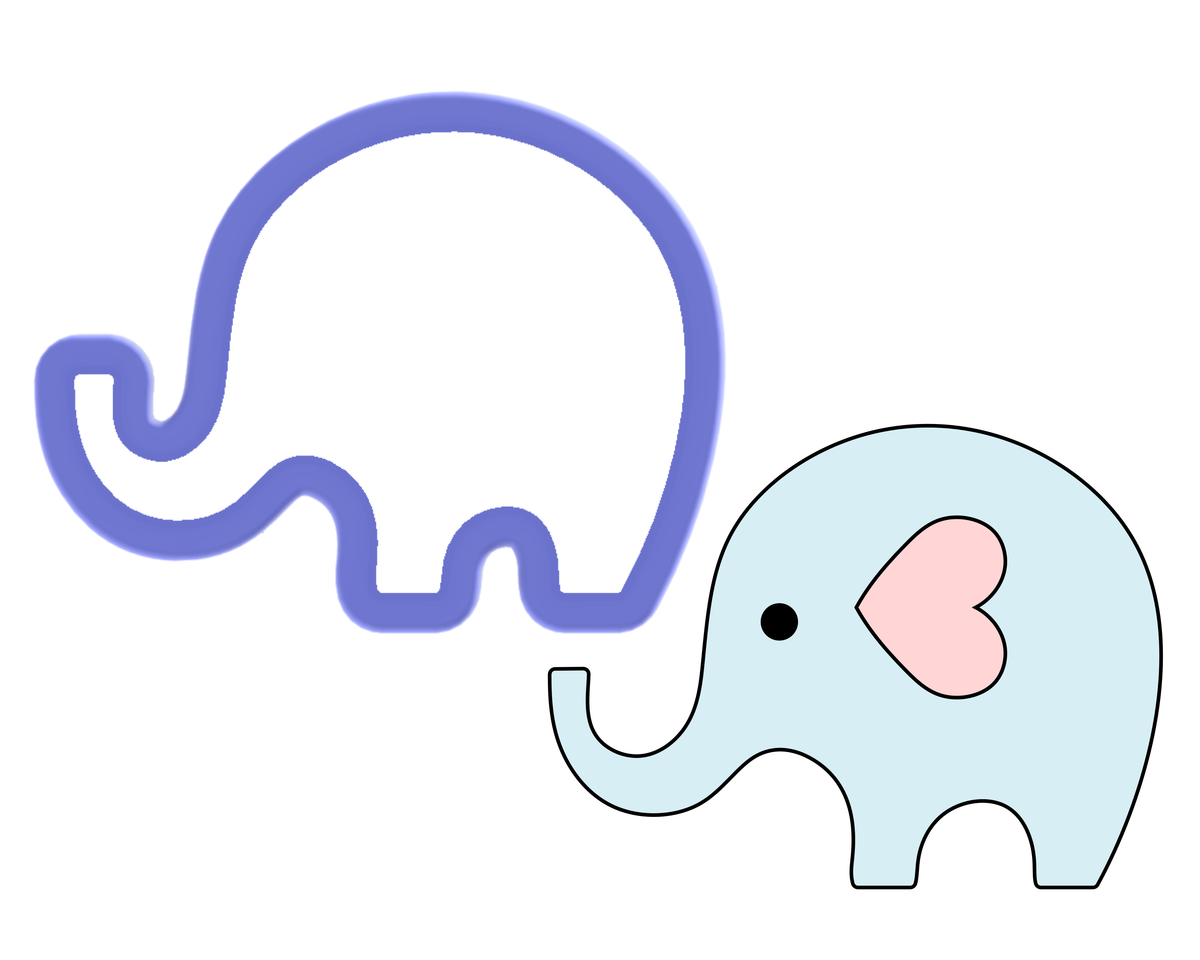 Elephant Cookie Cutter The Cookie Cutter Club