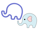 Elephant Cookie Cutter