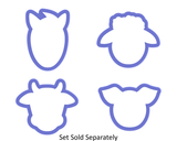 Cow Face #1 Cookie Cutter