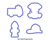 Fire Truck Cookie Cutter