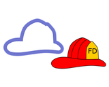 Firefighter Helmet Cookie Cutter