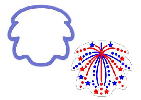 Fireworks Cookie Cutter