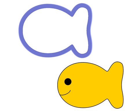 Fish #3 Cookie Cutter