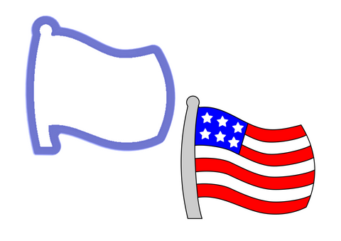 Flag Cookie Cutter