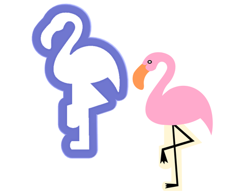 Flamingo Cookie Cutter