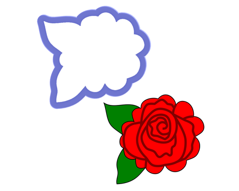 Flower #2 - Rose - Hibiscus Cookie Cutter