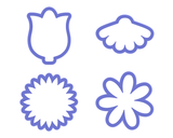 Flower Cookie Cutter Set