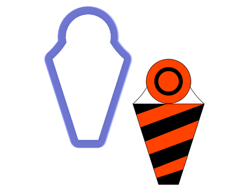 Football Down Marker Cookie Cutter