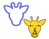 Giraffe Face Cookie Cutter