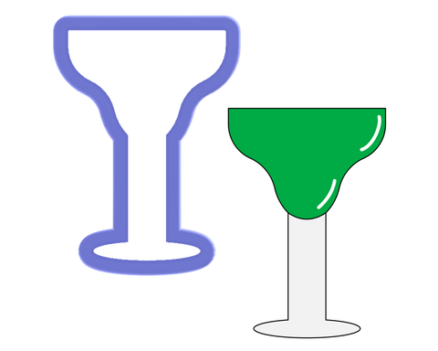 Glass - Margarita Glass - Cookie Cutter