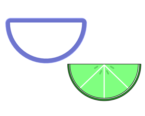 Half Circle - Fruit Slice - Taco Cookie Cutter