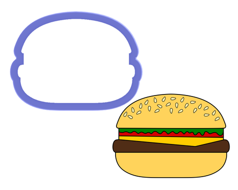 Hamburger Cookie Cutter