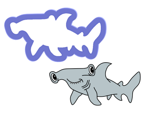 Hammerhead Shark Cookie Cutter