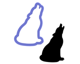 Howling Wolf Cookie Cutter