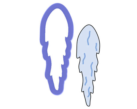 Icicle Cookie Cutter