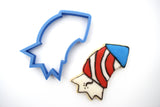 Firecracker - Rocket Cookie Cutter